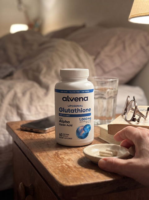 Alvena Liposomal Glutathione, part of a daily routine
