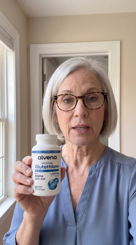 Alvena Liposomal Glutathione, part of a daily routine