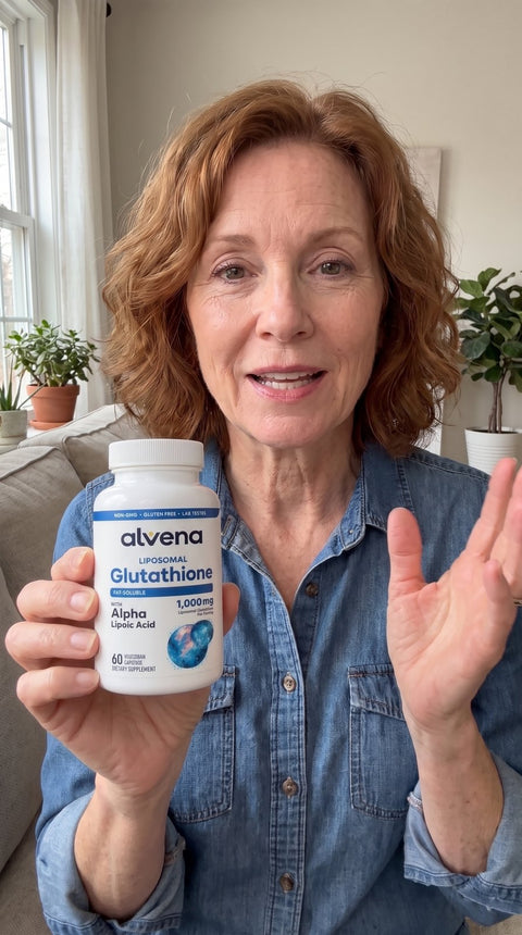 Alvena Liposomal Glutathione, part of a daily routine