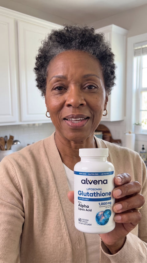 Alvena Liposomal Glutathione, part of a daily routine