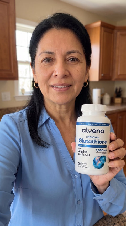Alvena Liposomal Glutathione, part of a daily routine