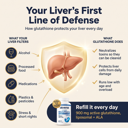 How glutathione protects your liver: your liver's first line of defense