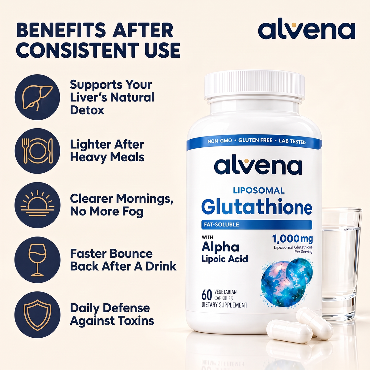 Liver benefits after consistent use